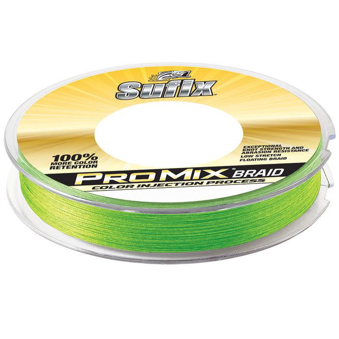 Sufix ProMix® Braid - 20lb - Neon Lime - 300 yds
