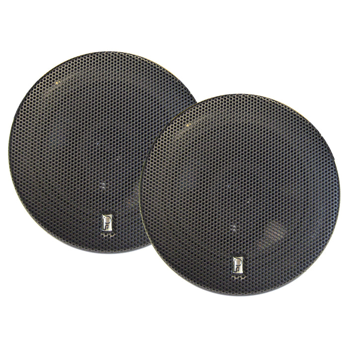 Poly-Planar MA-8505B 5" 200 Watt Titanium Series Speakers - Black