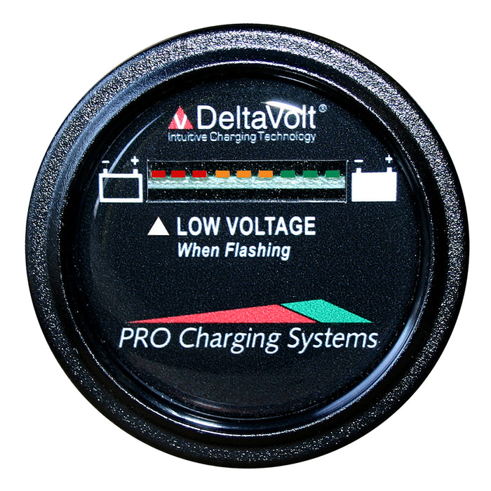 Dual Pro Battery Fuel Gauge - DeltaView® Link Compatible - 64V System (8-8V Batteries)