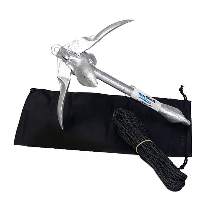 YakGear 3.3lb Grapnel Anchor Kit w/Storage Bag
