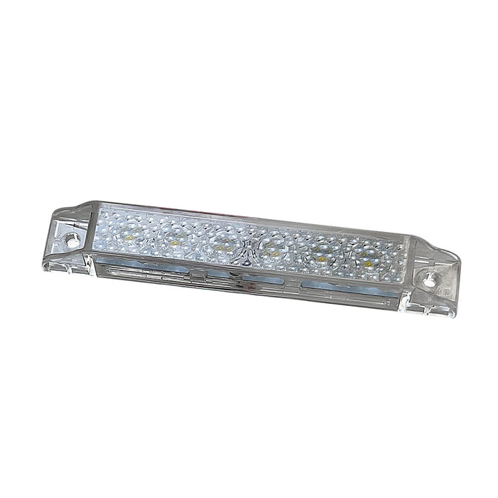 Scandvik 4" LED Light Strip - White w/Gasket - 12V