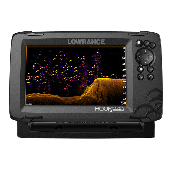 Lowrance HOOK Reveal 7x w/Tripleshot™ Transom Mount Transducer *Remanufactured