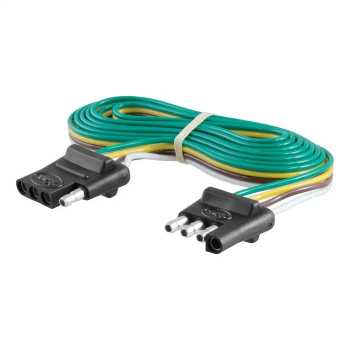 CURT 4-Way Flat Connector Plug & Socket w/72” Wires