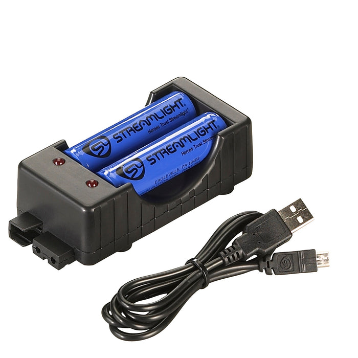 Streamlight 18650 Button Top Li-Ion Battery/Charger-USB Only