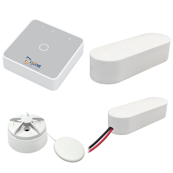 Glomex ZigBoat™ Starter Kit System - Gateway, Battery, Door/Porthold & Flood Sensor