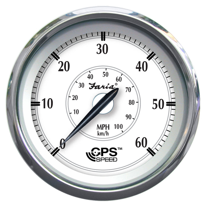 Faria Newport SS 4" GPS Speedometer - 0 to 60 MPH