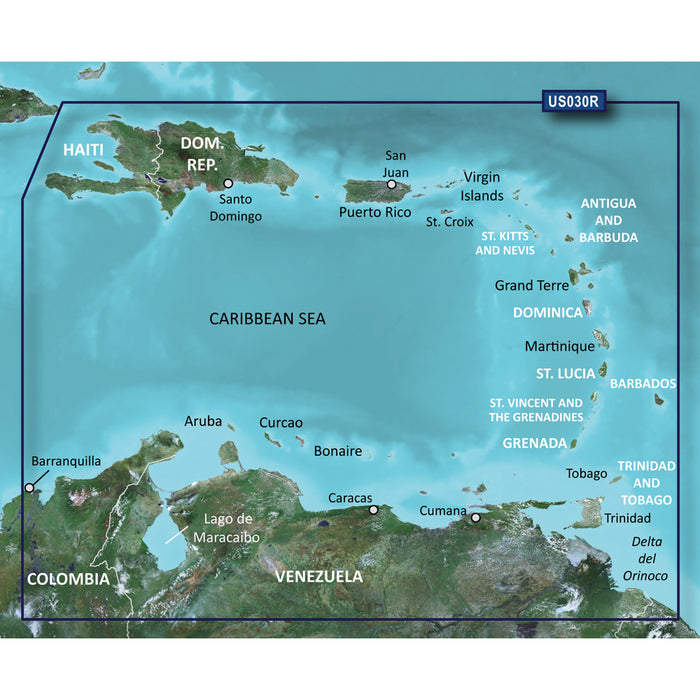 Garmin BlueChart® g3 Vision® HD - VUS030R - Southeast Caribbean - microSD™/SD™