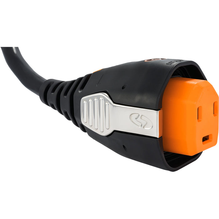 SmartPlug RV Kit 30 Amp 30' Dual Configuration Cordset - Black (SPX X Park Power) & Non Metallic Inlet - Gray