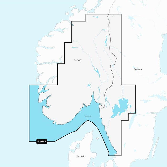 Garmin Navionics Vision+ NVEU078R - Oslo, Skagerrak & Haugesund - Marine Chart