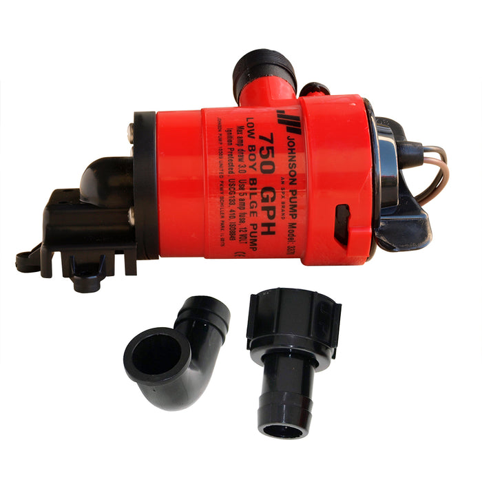 Johnson Pump Low Boy Bilge Pump - 750 GPH - 12V