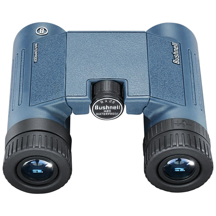 Bushnell 8x25mm H2O Binocular - Dark Blue Roof WP/FP Twist Up Eyecups