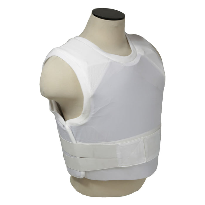 Vism Concealed Carrier Vest w 2 3A Ballist Panels-White Md