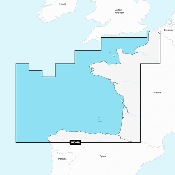 Garmin Navionics+ NSEU008R - Bay of Biscay - Marine Chart