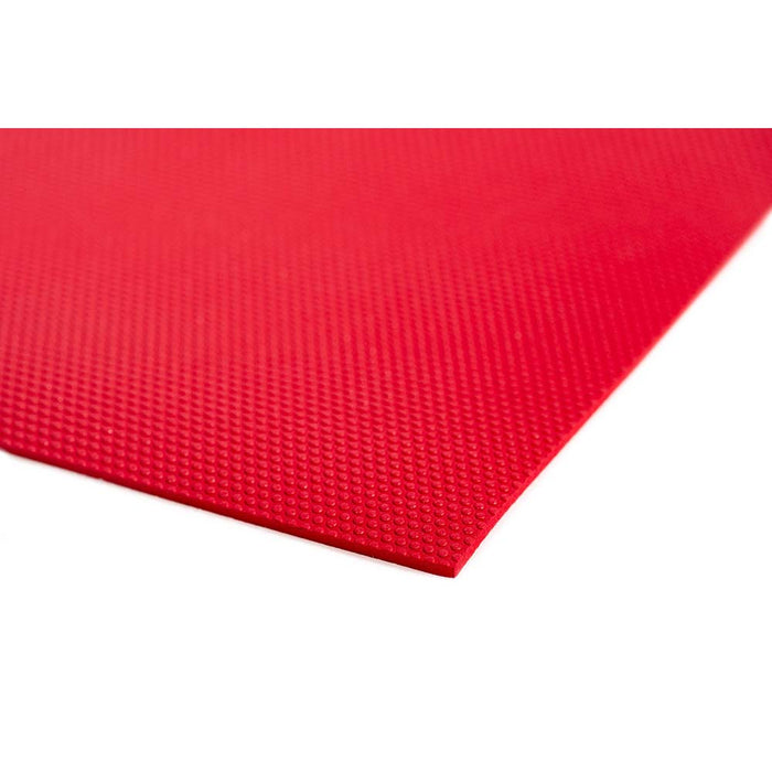 SeaDek 18" x 74" 5mm Long Sheet Ruby Red Embossed - 457mm x 1879mm x 5mm
