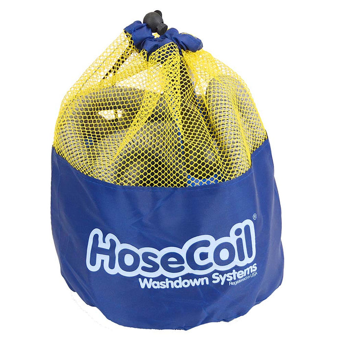 HoseCoil Expandable 50' Grey Hose Kit w/Nozzle & Bag
