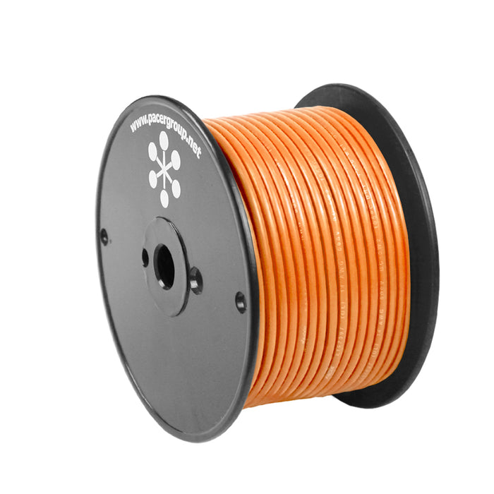 Pacer Orange 16 AWG Primary Wire - 100'