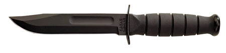 KA-BAR Short Fixed 5.25 in Black Blade Kraton Handle