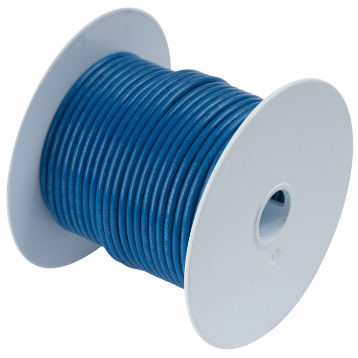 Ancor Dark Blue 10 AWG Tinned Copper Wire - 25'