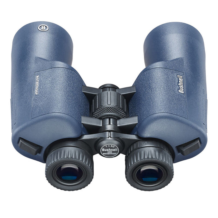 Bushnell 7x50mm H2O Binocular - Dark Blue Porro WP/FP Twist Up Eyecups