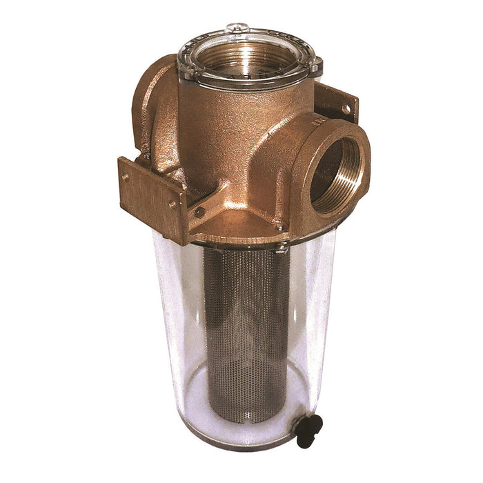 GROCO ARG-1250 Series 1-1/4" Raw Water Strainer w/Stainless Steel Basket