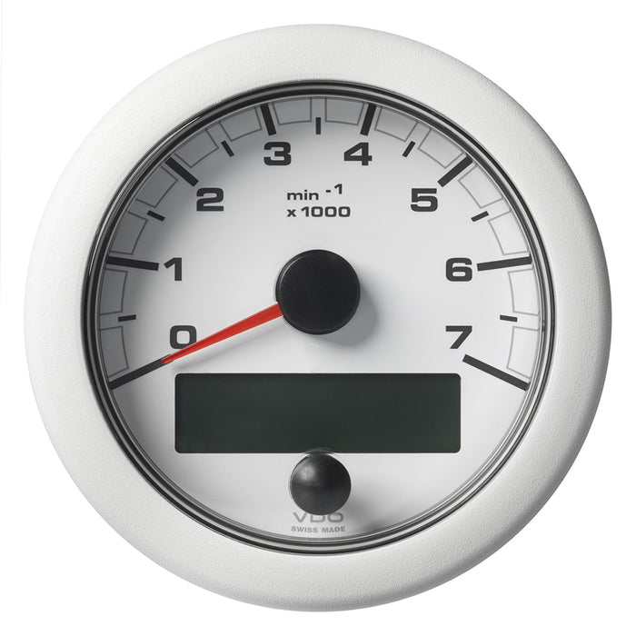 Veratron 3-3/8" (85MM) OceanLink® NMEA 2000® Tachometer - 7000 RPM - White Dial & Bezel
