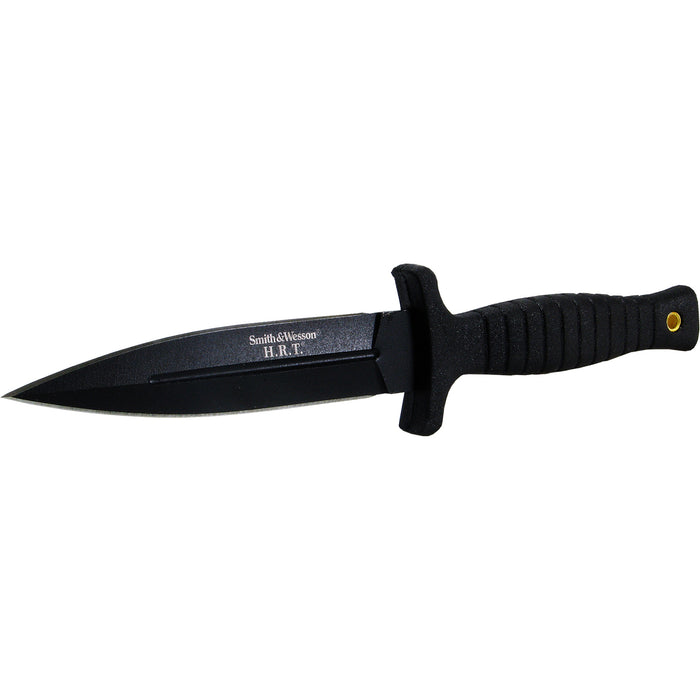 S and W Boot Knife Fixed 4.75 in Black