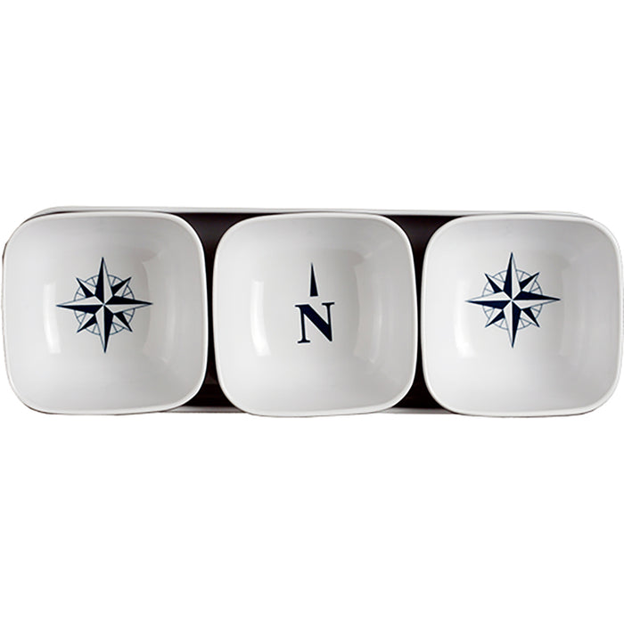 Marine Business Melamine Snack Set - NORTHWIND - Set of 4