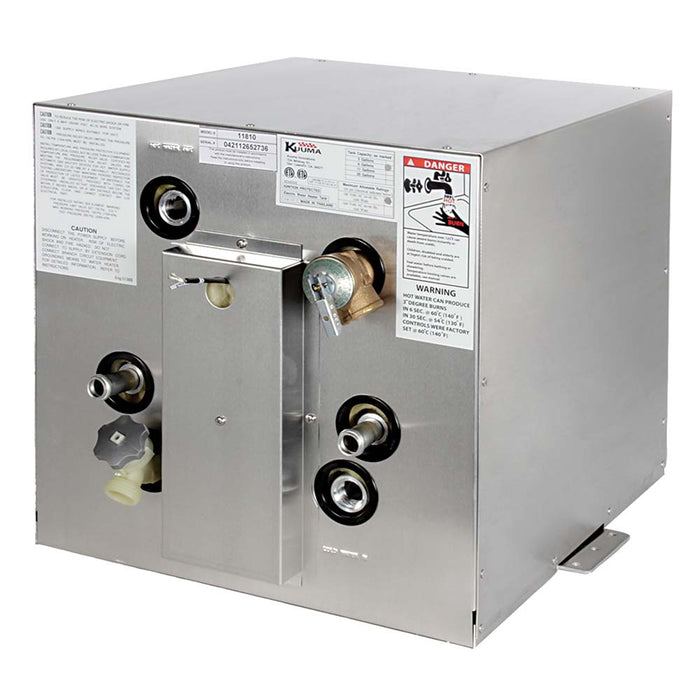 Kuuma 6 Gallon Water Heater - 120V Front Heat Exchange Side Mount