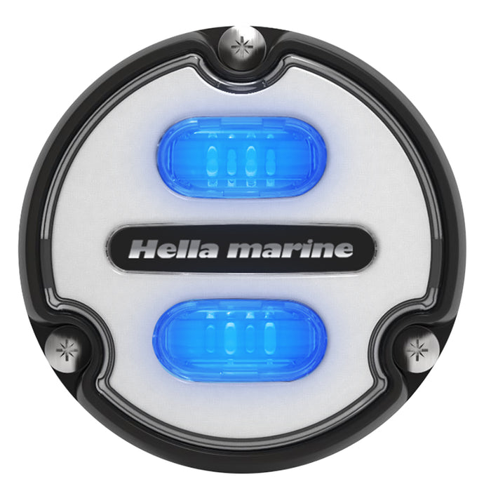 Hella Marine Apelo A1 Blue White Underwater Light - 1800 Lumens - Black Housing - White Lens