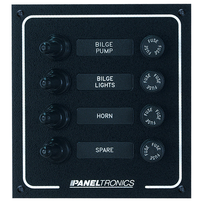 Paneltronics Waterproof DC 4 Position Booted Toggle & Fuse