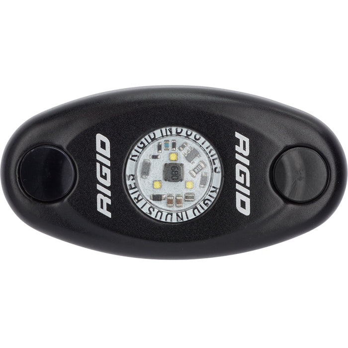 RIGID Industries A-Series Black Low Power LED Light - Single - Cool White