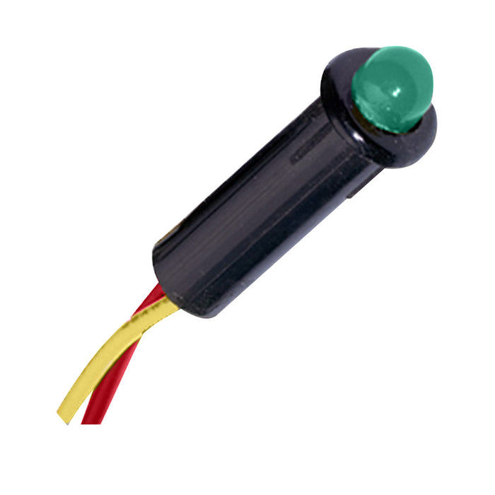 Paneltronics LED Indicator Light - Green - 240 VAC - 1/4"