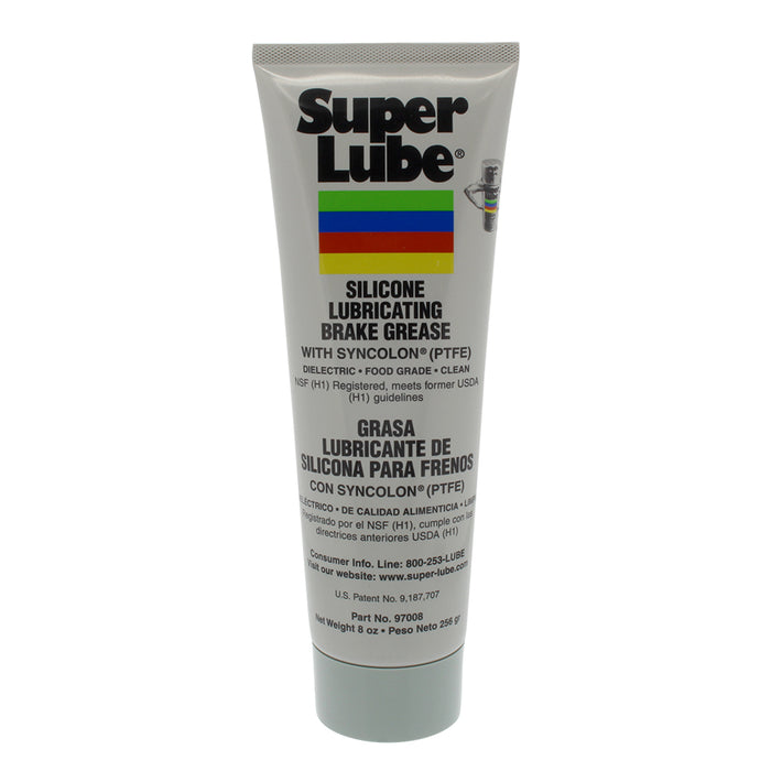 Super Lube Silicone Lubricating Brake Grease w/Syncolon® (PTFE) - 8oz Tube