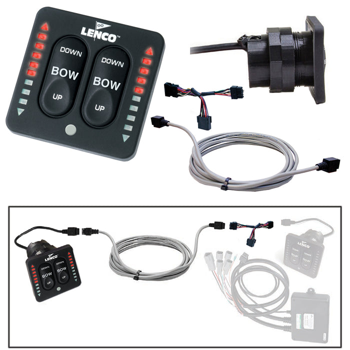 Lenco Flybridge Kit f/LED Indicator Key Pad f/Two-Piece Tactile Switch - 30'