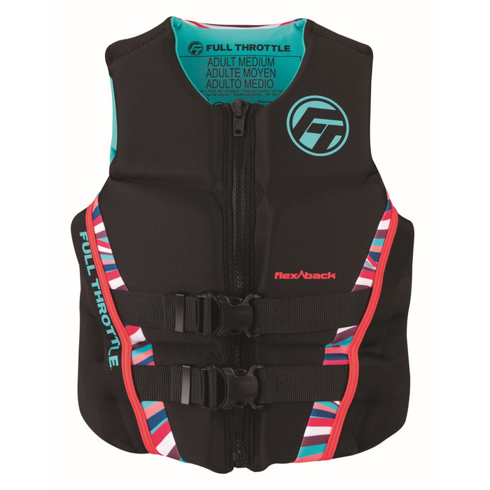 Full Throttle Womens Rapid-Dry Flex-Back Life Jacket XL Pnk