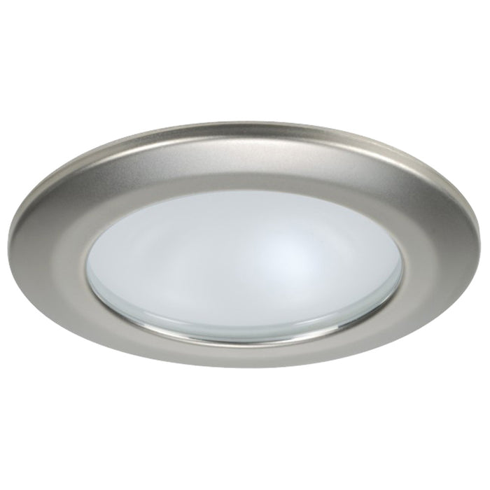 Quick Kor XP Downlight LED - 6W, IP66, Spring Mounted - Round Satin Bezel, Round Daylight Light