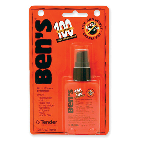Bens 100 Tick and Insect Repellent Pump 1.25 oz