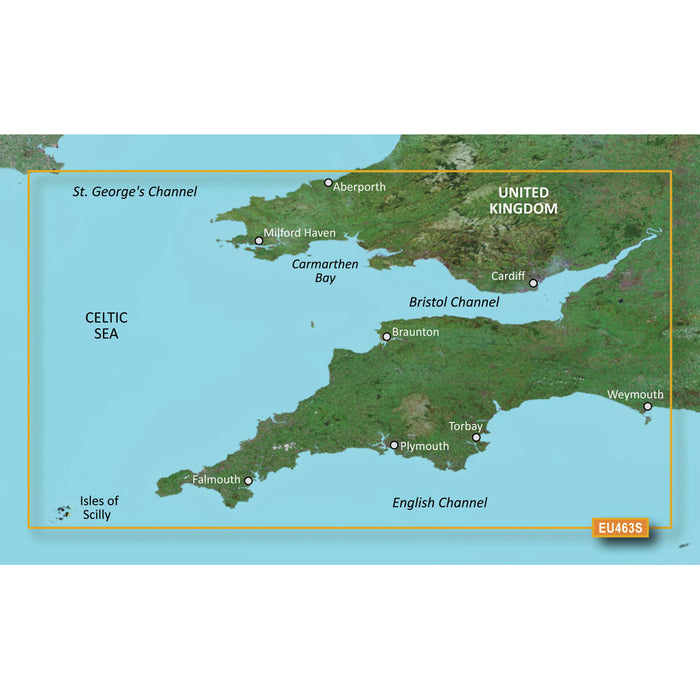 Garmin BlueChart® g3 Vision® HD - VEU463S - Bristol Channel & England SW - microSD™/SD™