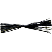 Banded Silicone Spinnerbait Skirts-Black Fishscale