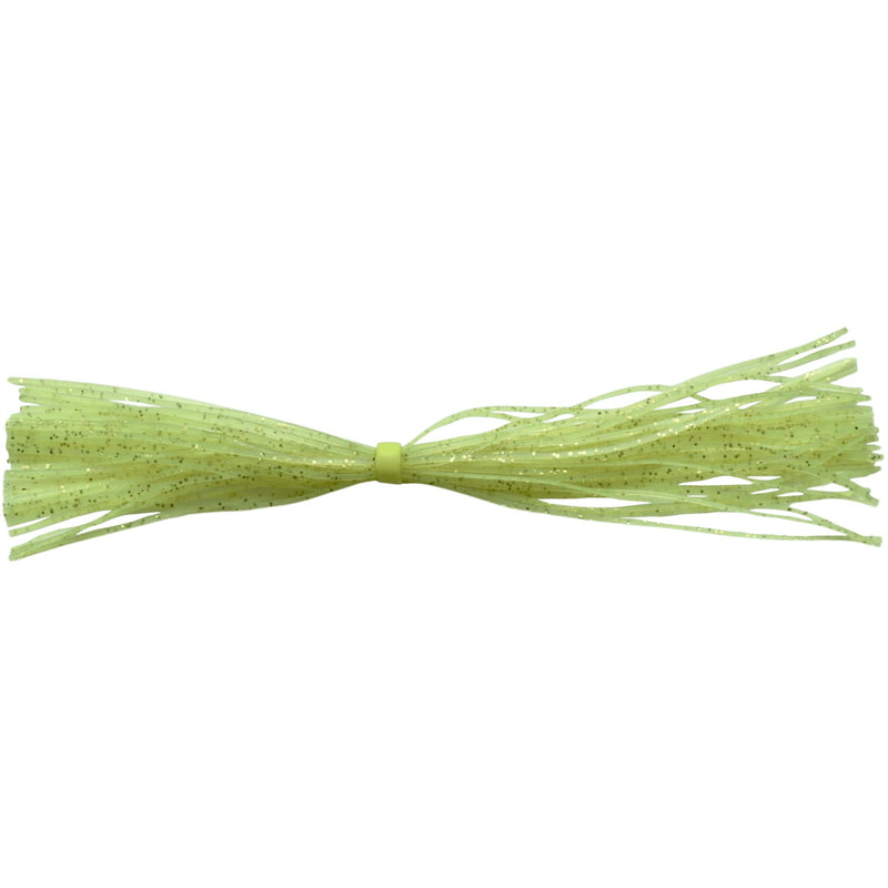 Banded Silicone Spinnerbait Skirts-Chartreuse