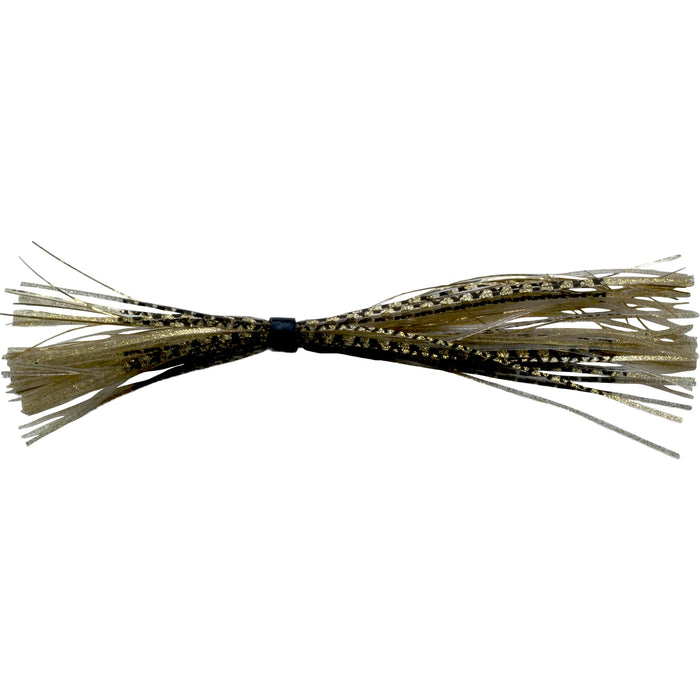 Banded Silicone Spinnerbait Skirts-Gold Fishscale