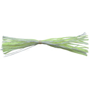 BandedSilicone Spinnerbait Skirts-White/Chartreuse