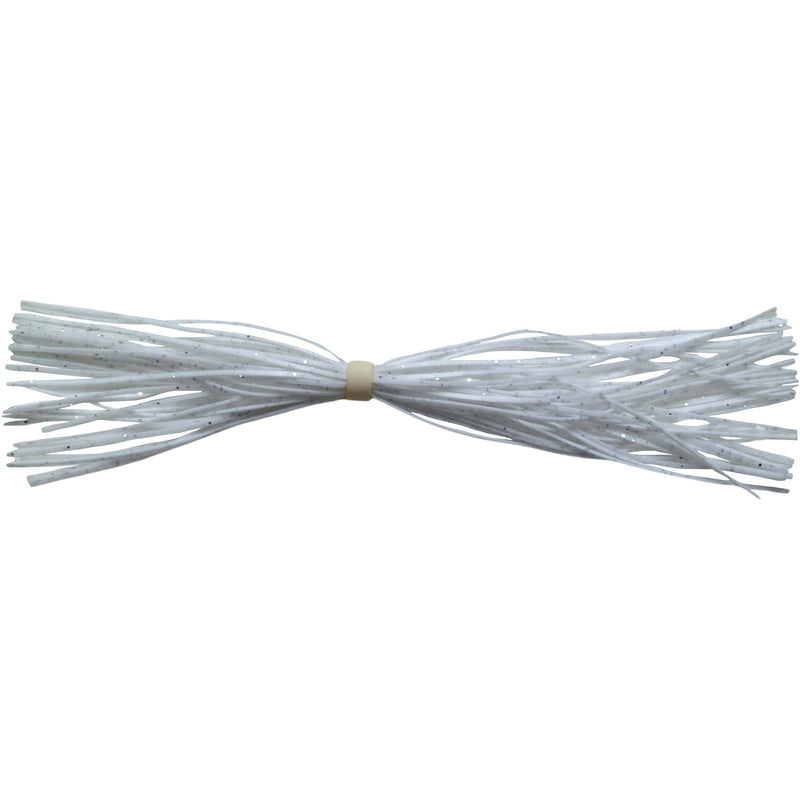 Banded Silicone Spinnerbait Skirts-White