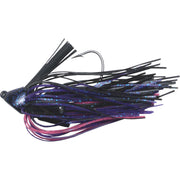 Bass Jig Fishing Lure-Black/Blue/Pink