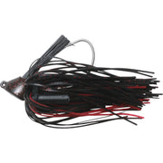 Bass Jig Fishing Lure-Black/Red