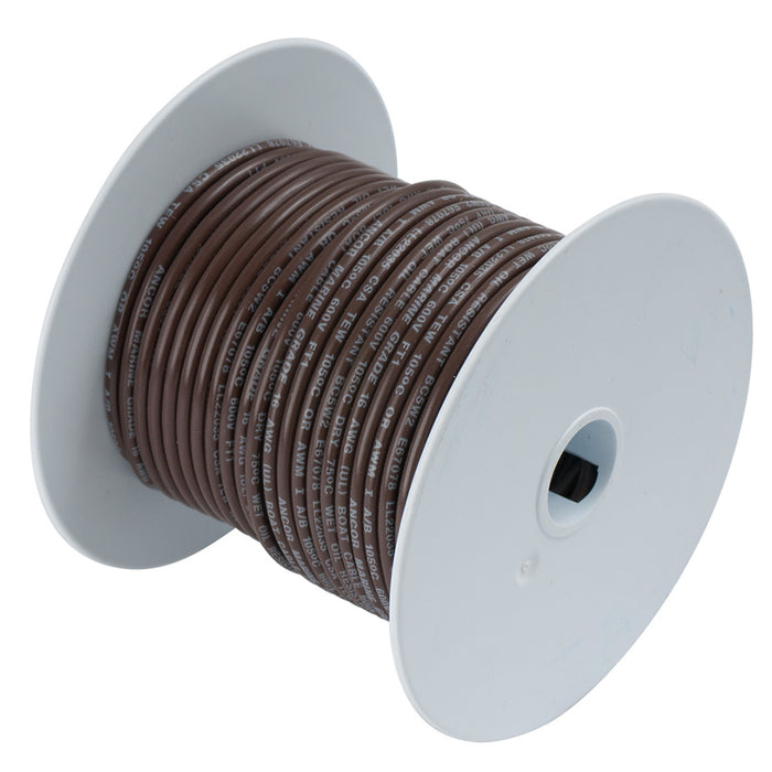 Ancor Brown 14 AWG Tinned Copper Wire - 1,000'