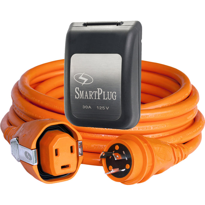 SmartPlug 30 Amp Dual Configuration 50' Cordset w/Tinned Wire &Twist-Type Connector & 30 Amp Non-Metallic Black Inlet