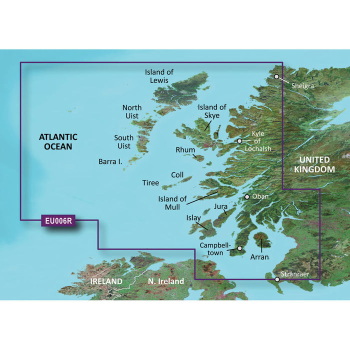 Garmin BlueChart® g3 HD - HXEU006R - Scotland West Coast - microSD™/SD™