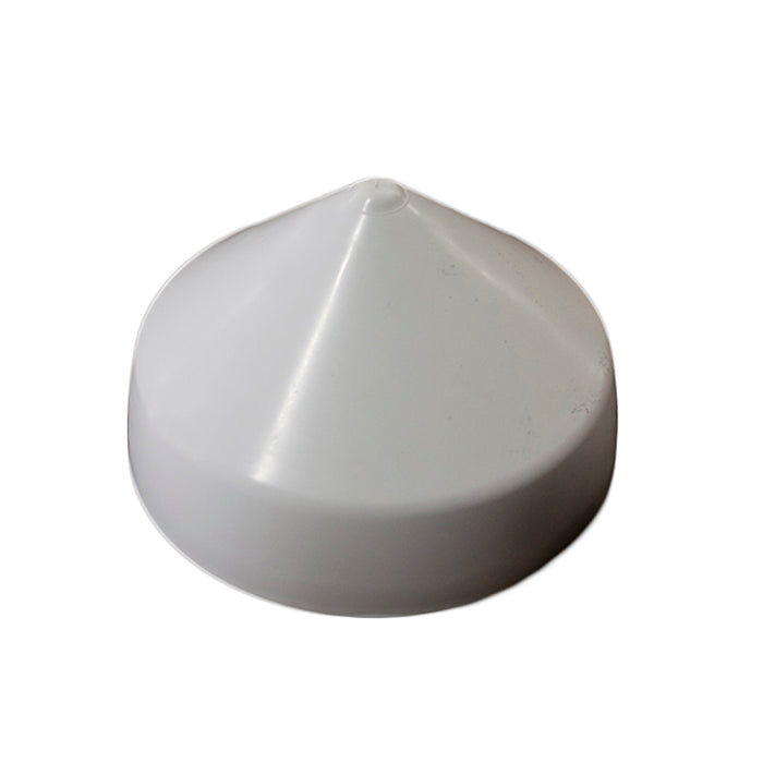 Monarch White Cone Piling Cap - 9.5"