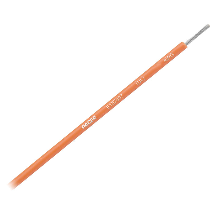 Pacer Orange 14 AWG Primary Wire - 18'